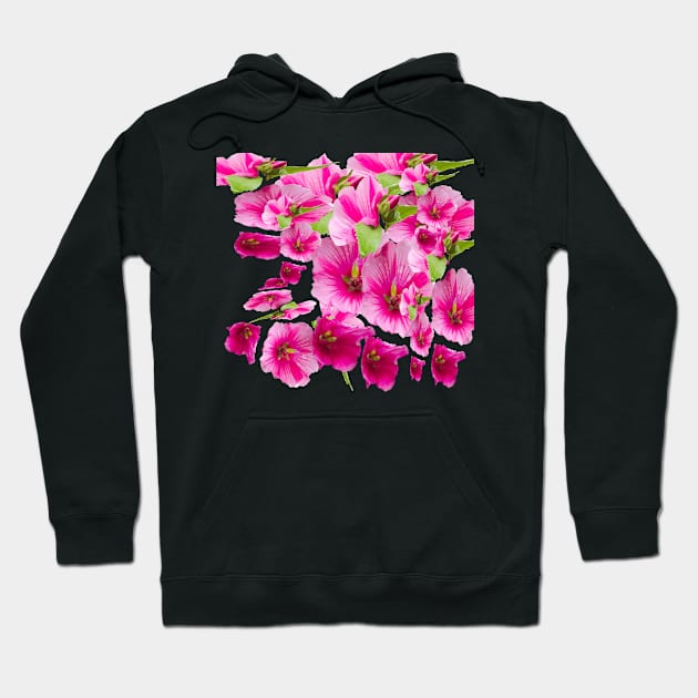 pink flowers aplenty Hoodie by bywhacky